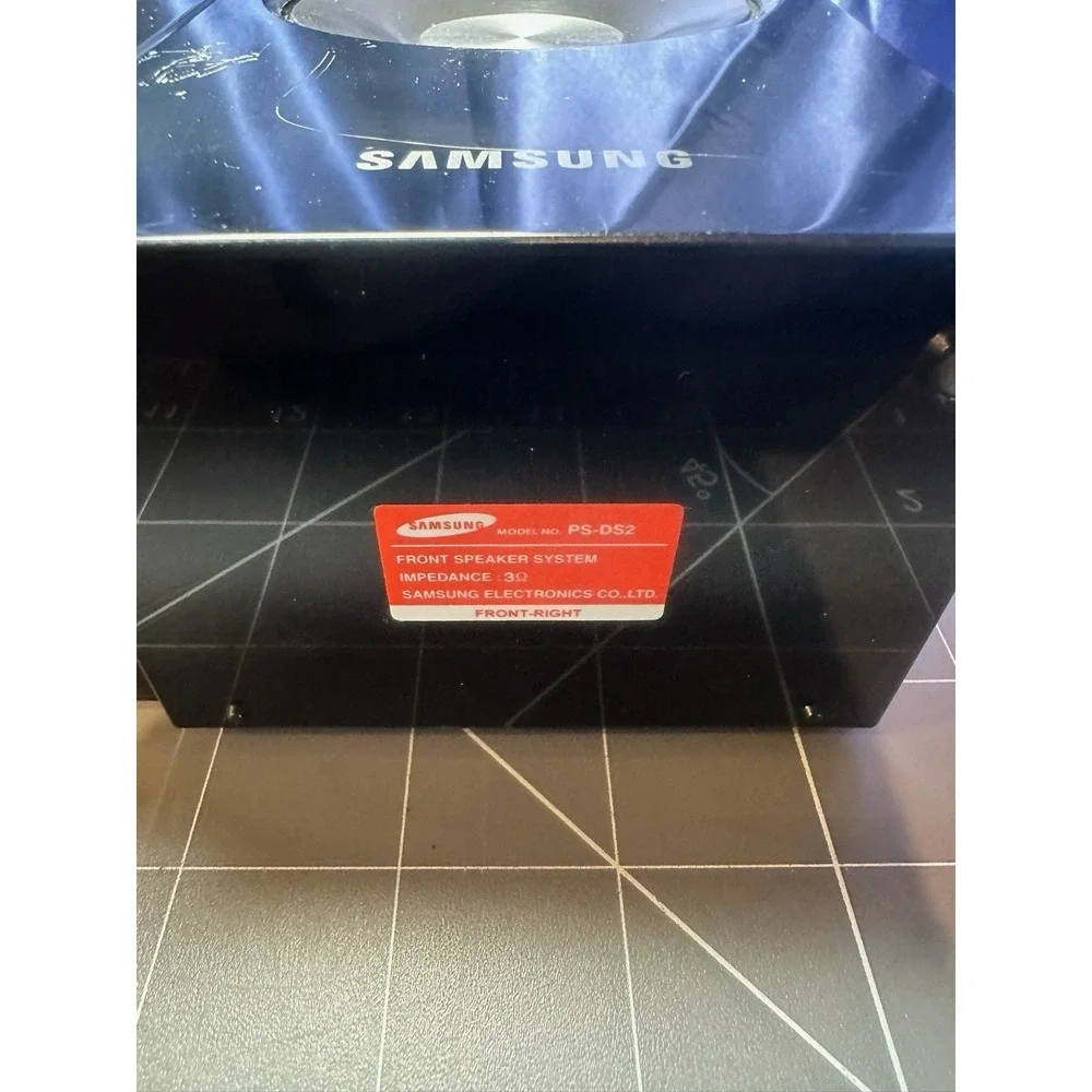 4 Samsung Black PS-DS2 Satellite Speakers Home Theater Surround Sound Tested